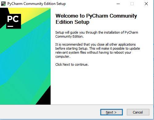 pycharm community for windows 10